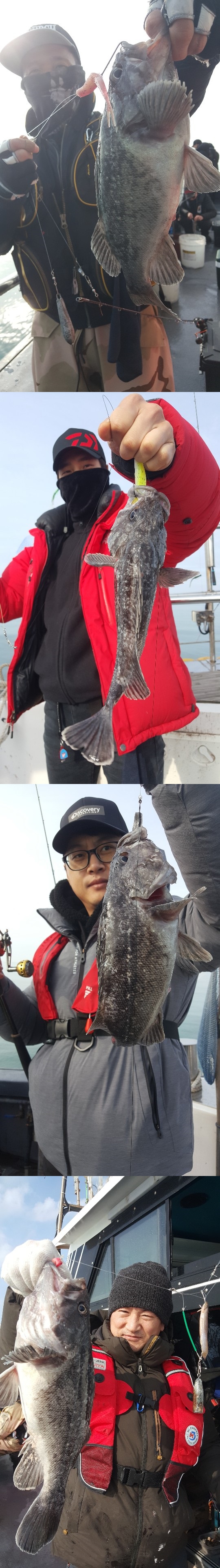 """테티스호""" 12월 15일 다잡아낚시 다녀왔습니다~..